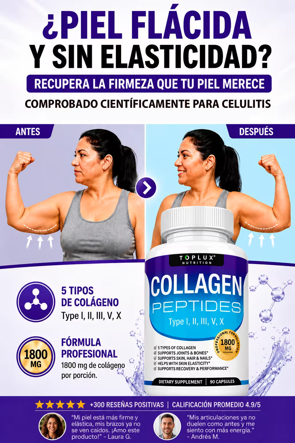COLÁGENO PEPTIDES 5 EN 1